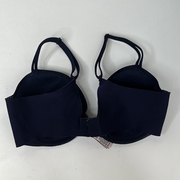 Victoria's Secret Lined Demi Bra Size 34D Navy - Picture 2 of 6